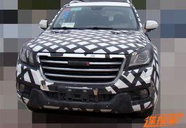 老款哈弗h9最新爆料图片,硬派越野再升级，揭秘最新爆料图片  第1张